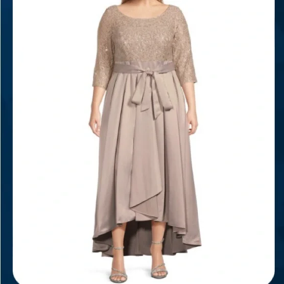 Alex Evenings dress, mother of the bride, high-low, plus size 20W, NWT - Picture 11 of 12